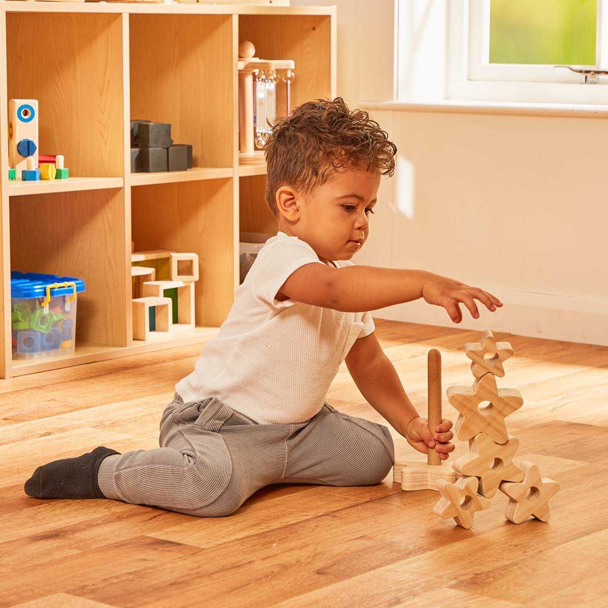 Small Wooden Stacker - Star - ABC School Supplies