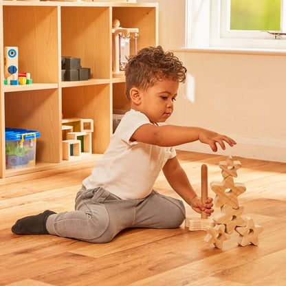 Small Wooden Stacker - Star - ABC School Supplies