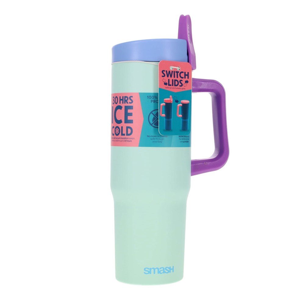 Smash 860ml Stainless Steel Bottle - Mint - ABC School Supplies