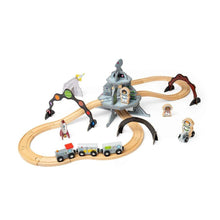 Space Train Set Kids Wooden Toy Railway 40 Pcs Themed Playset - ABC School Supplies