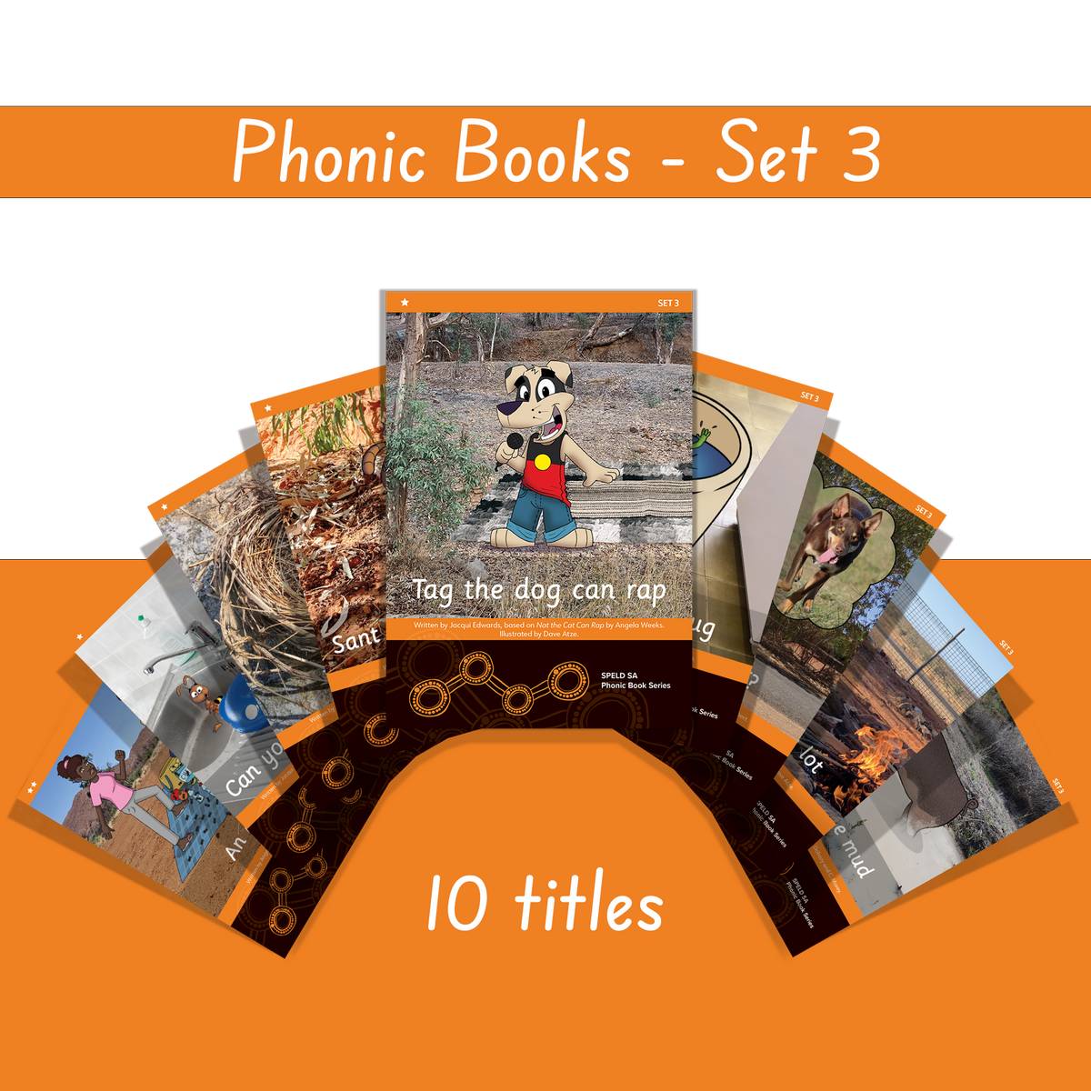 Speld Sa Phonic Books - Set 3 - (10 Titles) - ABC School Supplies