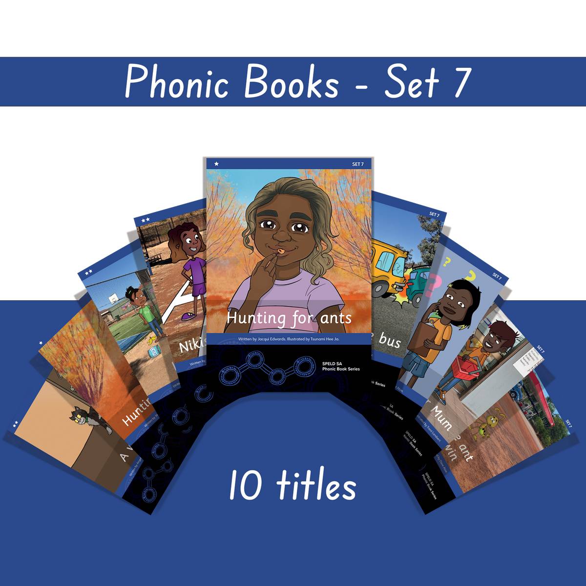 Speld Sa Phonic Books - Set 7 (10 Titles) - ABC School Supplies