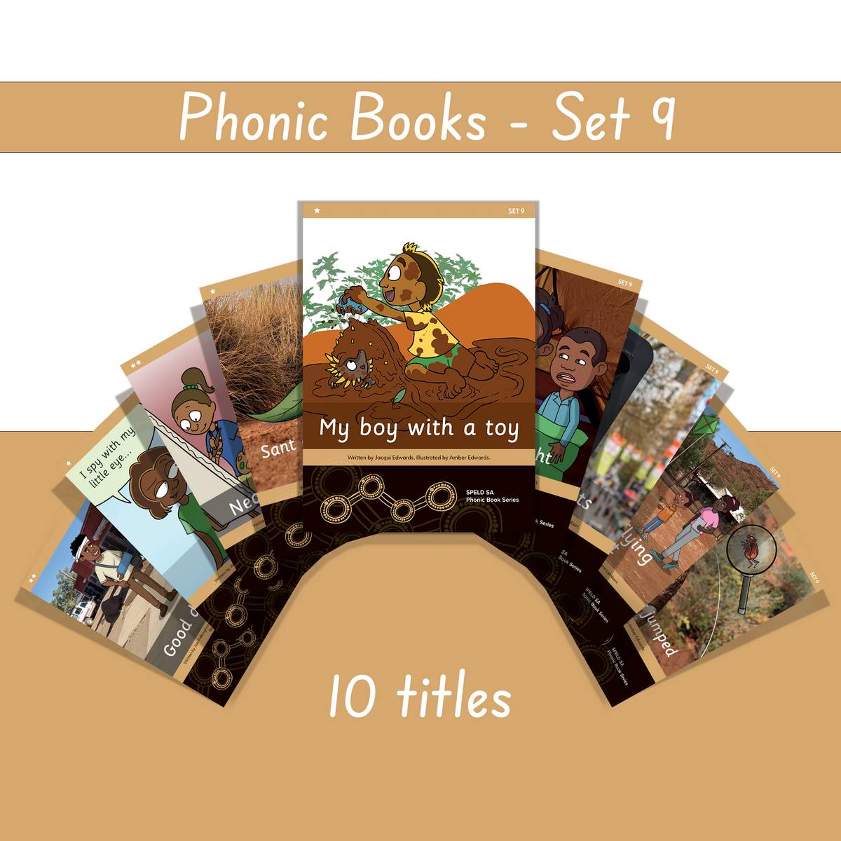 Speld Sa Phonic Books - Set 9 - (10 Titles) - ABC School Supplies