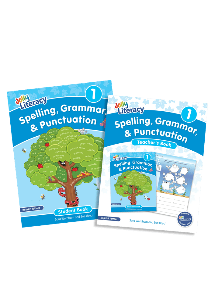 Spelling, Grammar & Punctuation Teacher & Pupil Book 1 Bundle (Print letters) - ABC School Supplies