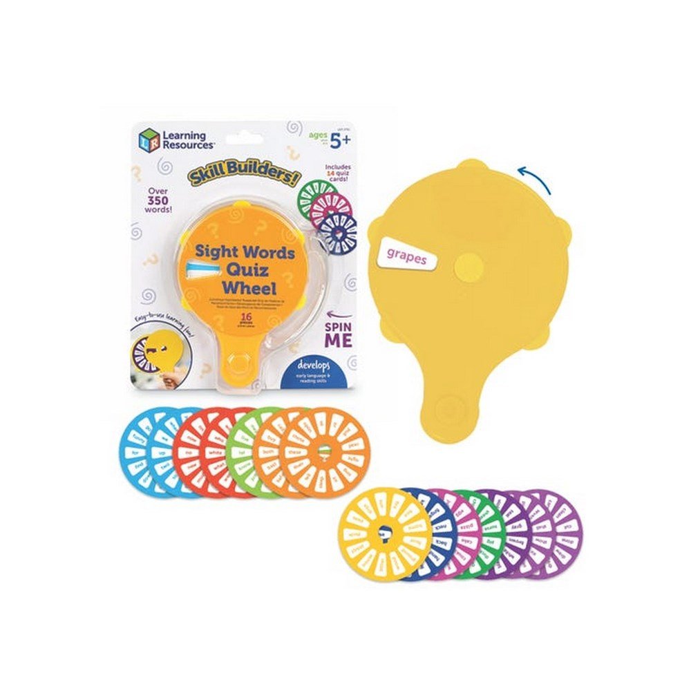 Spin and Learn Wheels Sight Words - ABC School Supplies