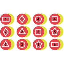 **Spordas Memory Relay Poly Spots - Red - ABC School Supplies