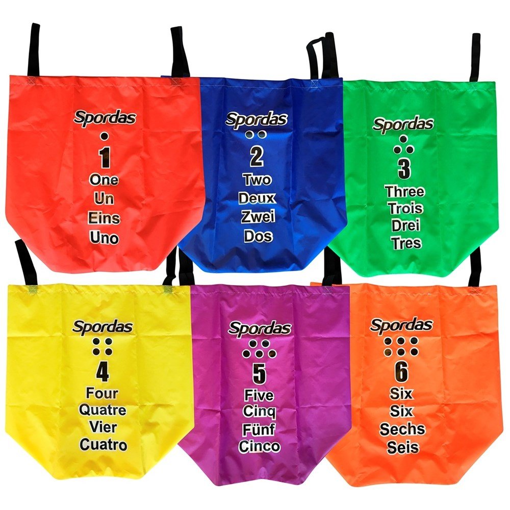 Spordas Set Of 6 Hopsackers Small - ABC School Supplies