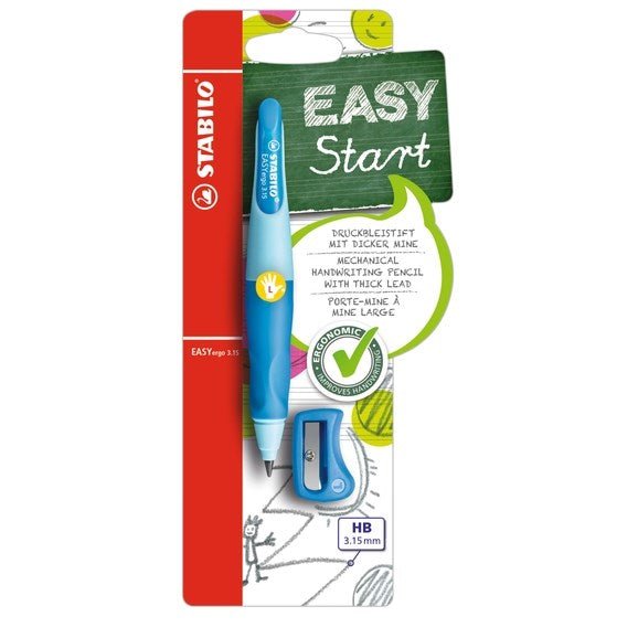 STABILO EASYergo HB Refillable Learner Pencils - Left Handed - ABC School Supplies
