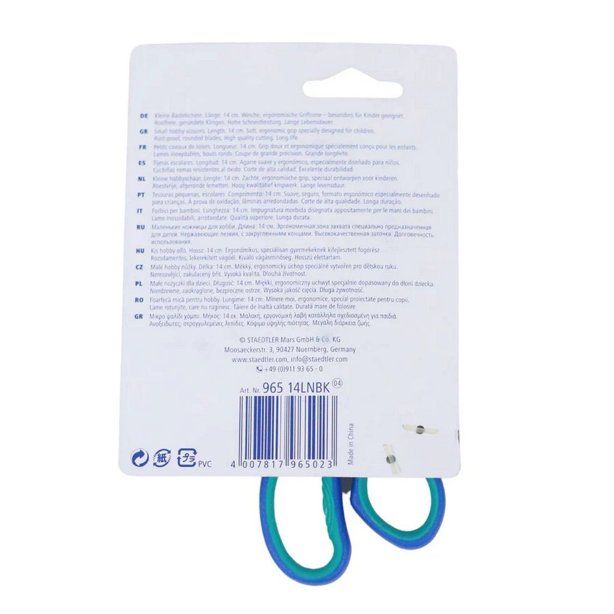 Staedtler Noris 14cm Hobby Scissors Left - handed - ABC School Supplies