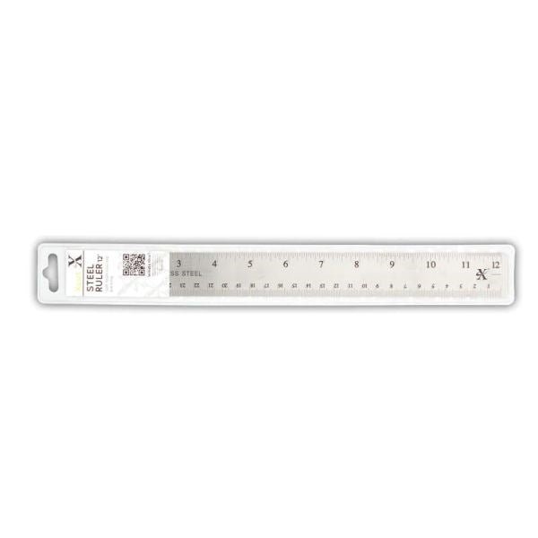 Steel Ruler 12" - ABC School Supplies