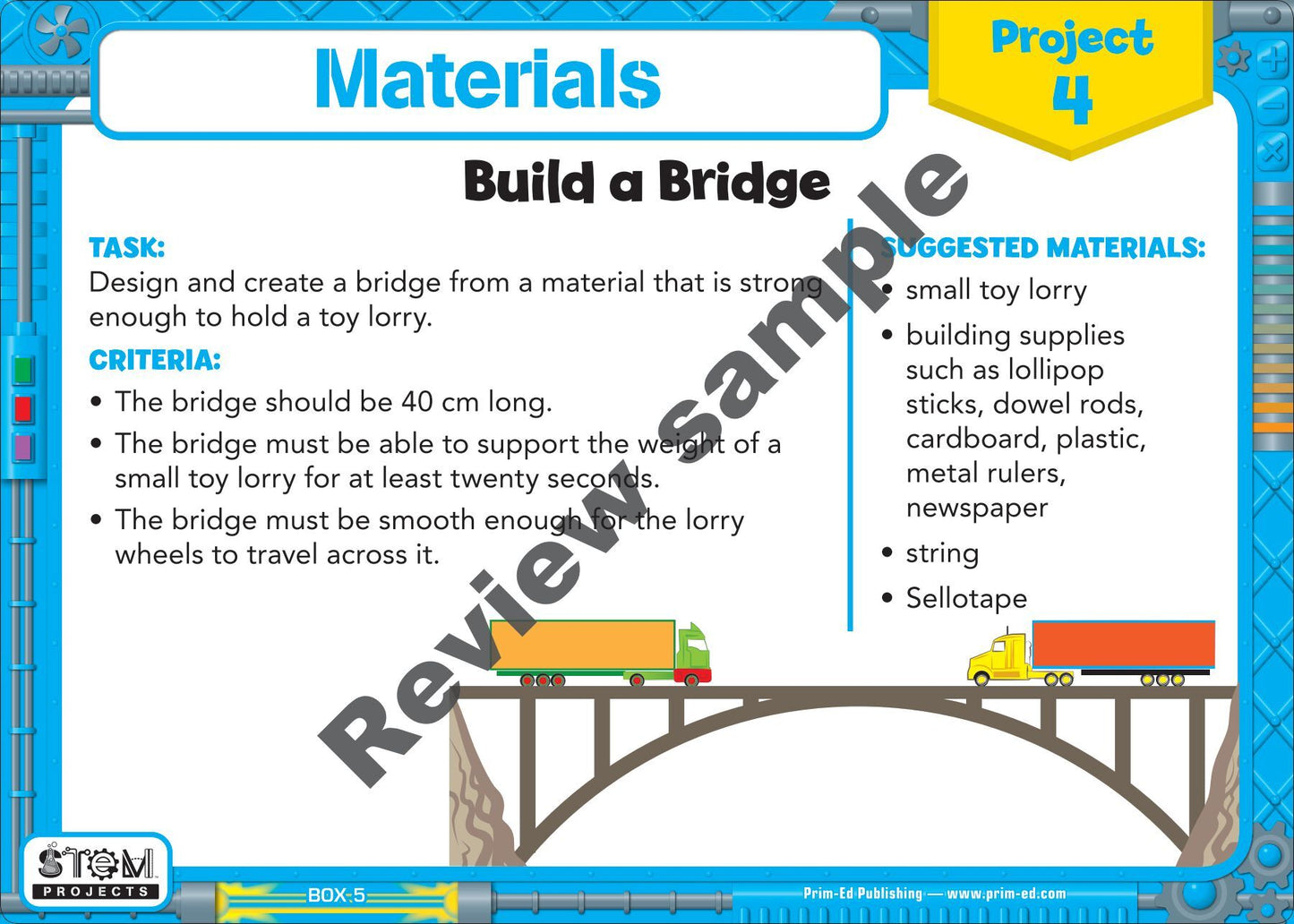 Stem Projects: 5th Class - ABC School Supplies
