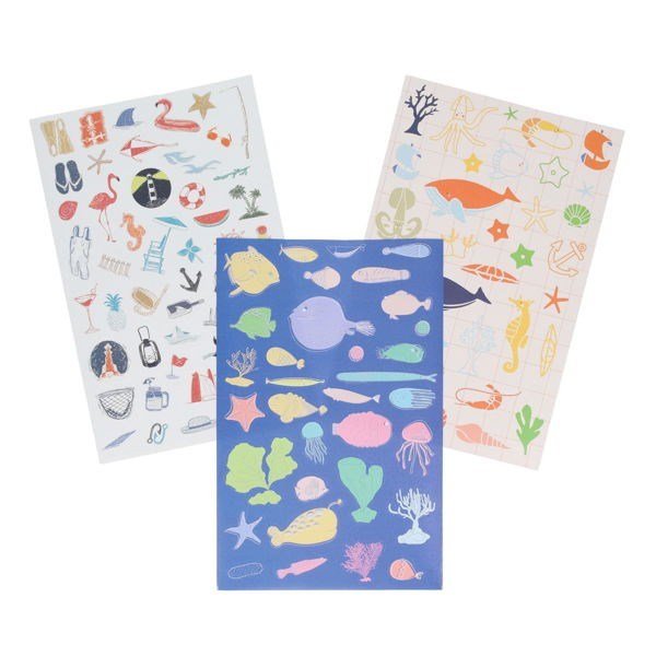 Sticker Pad - Under The Sea 200+ Assorted - ABC School Supplies