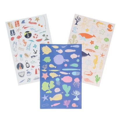 Sticker Pad - Under The Sea 200+ Assorted - ABC School Supplies