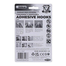 Stik.ie 2 Pack Removable Adhesive Hooks - 30x35mm - ABC School Supplies