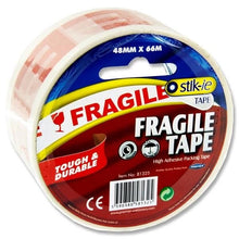 Stik.ie Fragile Packing Tape 48Mm X 66M - ABC School Supplies