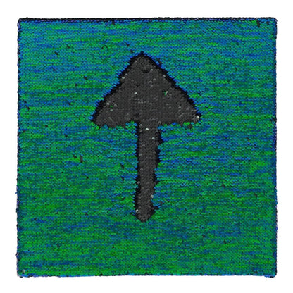 Stimove Sensory Sequin Panel - Blue - Green/Black - ABC School Supplies