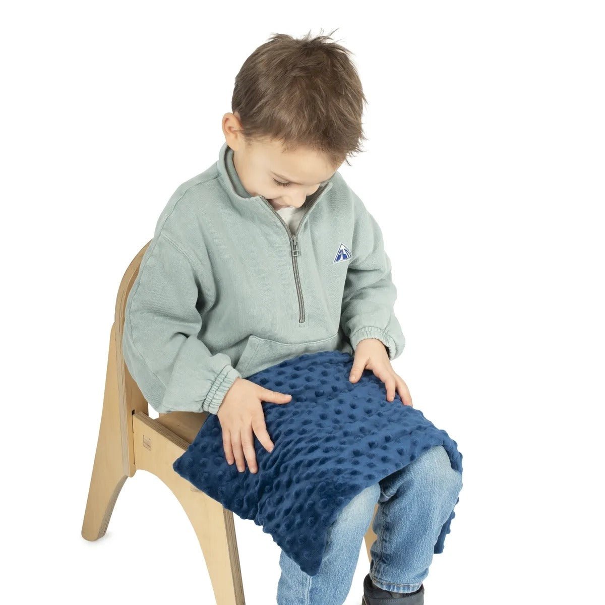 Stimove Soft Velvet Lap Pad 1.4Kg - Blue - ABC School Supplies
