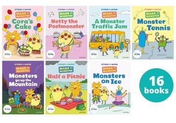 Stories for Maths: Make it Monsters (16 book pack) - ABC School Supplies