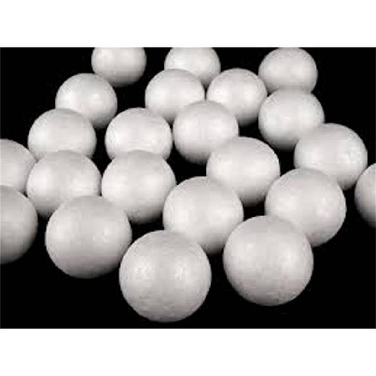 Styrofoam Balls 50mm Pack Of 10 - ABC School Supplies