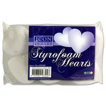 **Styrofoam Love Hearts 60mm - ABC School Supplies