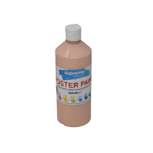 Supreme 500ml Bottle Poster Paint - Peach - ABC School Supplies