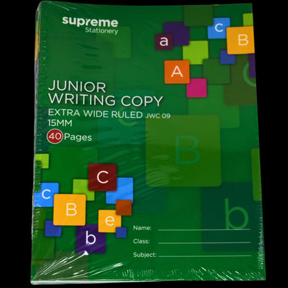 Supreme Junior Writing Copy Jwc09 - 20 Pack - ABC School Supplies