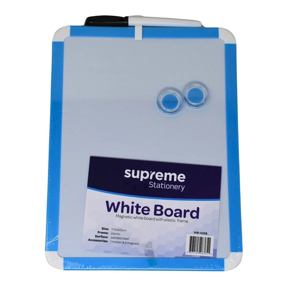 Supreme Magnetic Dry Wipe Whiteboard With Dry Wipe Marker - ABC School Supplies