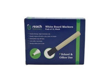 Supreme Whiteboard Marker Pens Black, Bullet Tip – Pack of 12 - ABC School Supplies