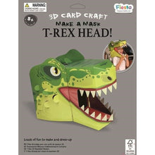 T - Rex Head 3D Mask Card Craft Kit - ABC School Supplies