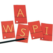 **Tactile Sandpaper Letters Uppercase - Pack Of 26 - ABC School Supplies