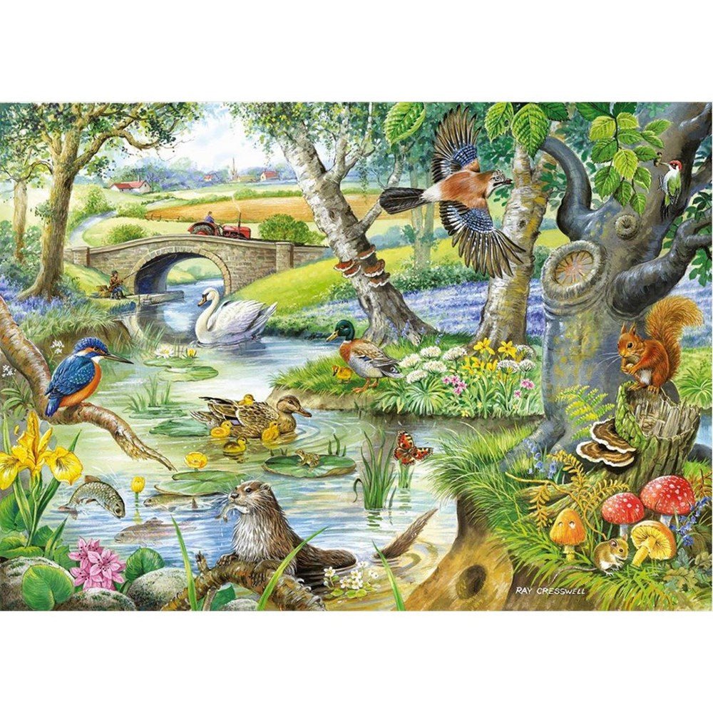 Tales Of The River - BIG 500 Piece Jigsaw Puzzle - ABC School Supplies