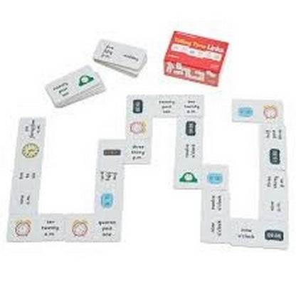 **Telling Time Domino Links - ABC School Supplies