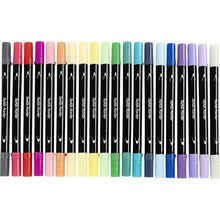 Textile Markers Pastel Pack of 20 - ABC School Supplies