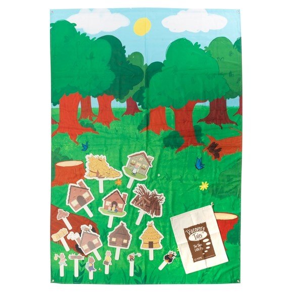 The 3 Little Pigs Scene Setter - ABC School Supplies