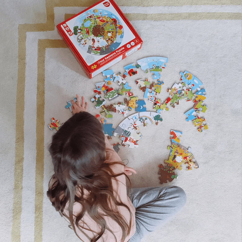 The Four Seasons Circular Floor Puzzle - ABC School Supplies