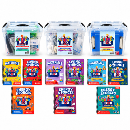The Science Box - Complete Kit - 3 Kits & 9 Manuals - ABC School Supplies