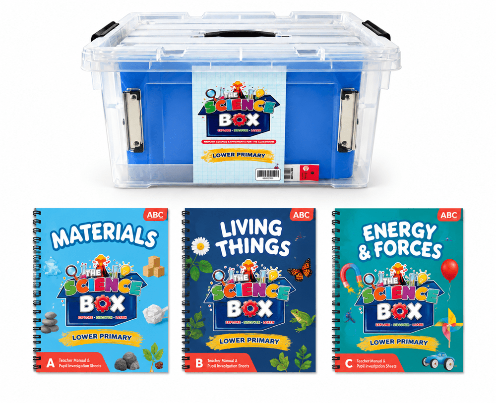 The Science Box - Lower Primary- Kit & 3 Manuals - ABC School Supplies