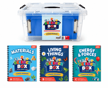 The Science Box - Lower Primary- Kit & 3 Manuals - ABC School Supplies