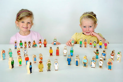 The Wooden Village People Play Figures - ABC School Supplies