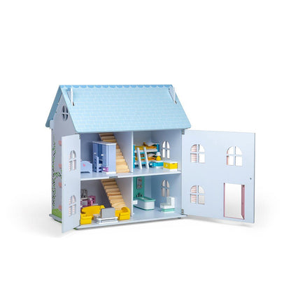 Tidlo Wooden Dolls House Bundle - ABC School Supplies
