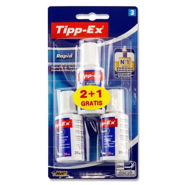 Tipp-Ex Bottle 2 + 1 20Ml Sponge - ABC School Supplies