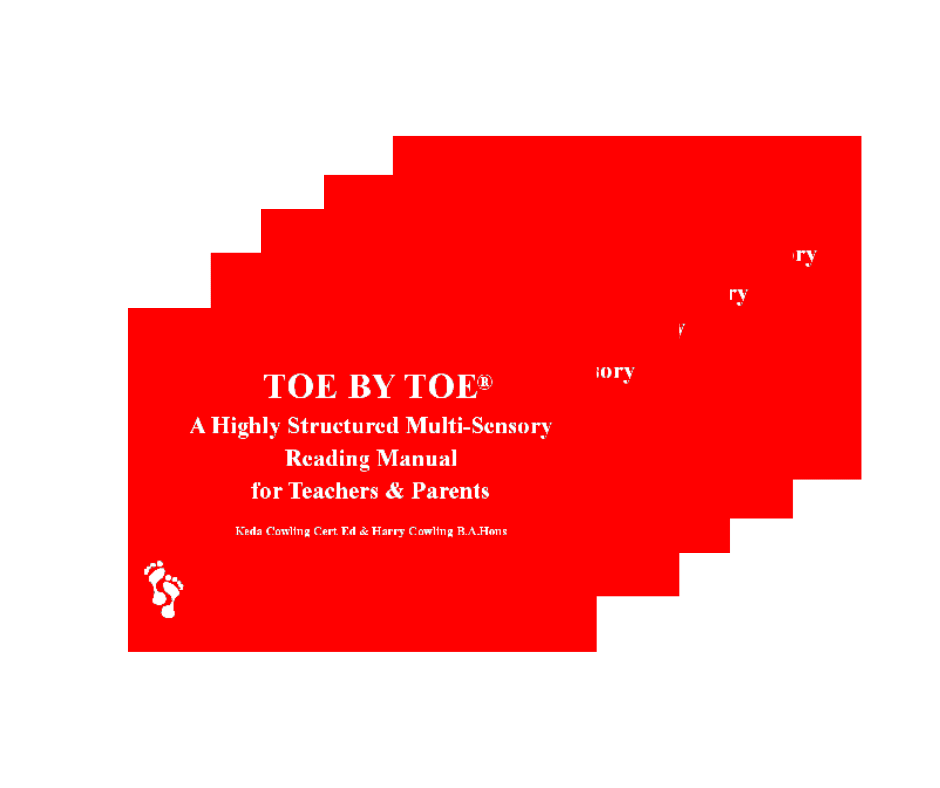 Toe By Toe (Pack Of 5) - ABC School Supplies