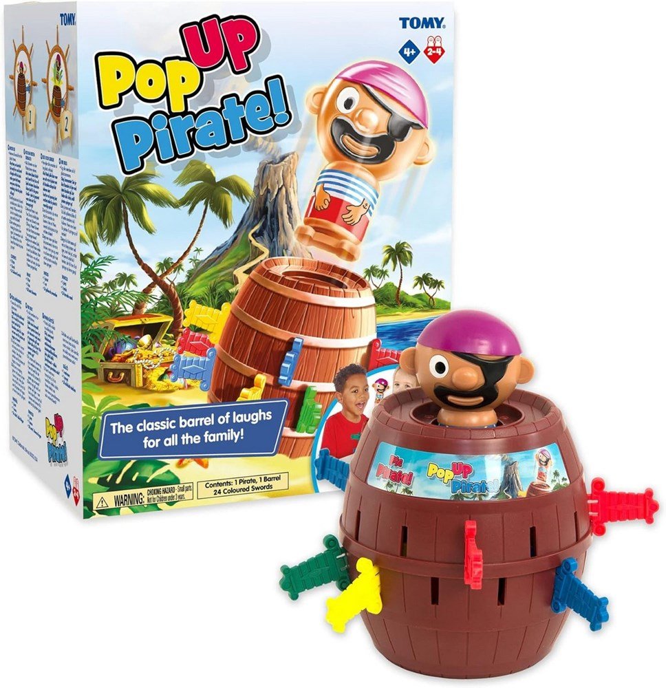 Tomy Pop Up Pirate Classic Children's Action Board Game - ABC School Supplies