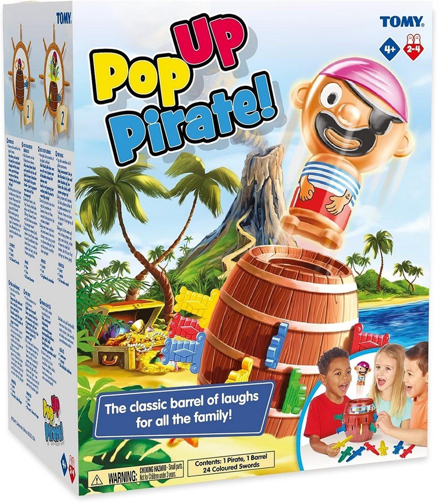 Tomy Pop Up Pirate Classic Children's Action Board Game - ABC School Supplies