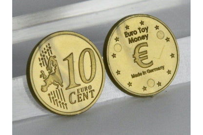 Toy Euro Money Coins 10 Cent (100 Pieces) - ABC School Supplies