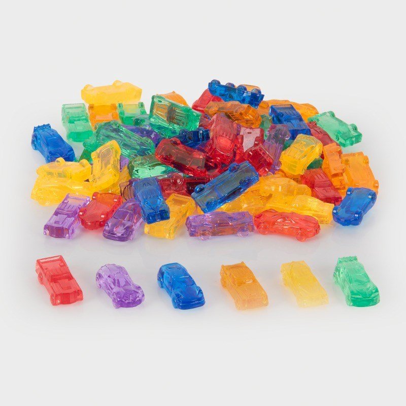 Translucent Colour Cars - 72 Pack - ABC School Supplies