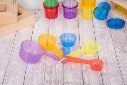 Translucent Colour Measuring Cups - ABC School Supplies