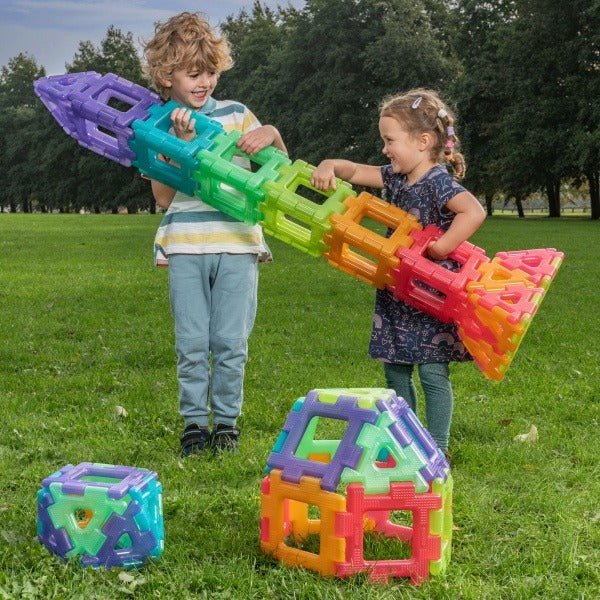 Translucent Giant Polydron Set - ABC School Supplies