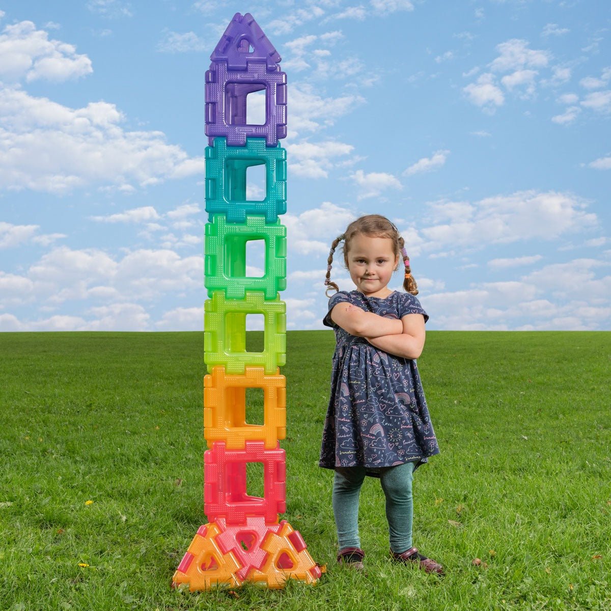 Translucent Giant Polydron Set - ABC School Supplies
