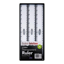 Transparent Ruler 12"/30cm Value Pack of 36 - ABC School Supplies